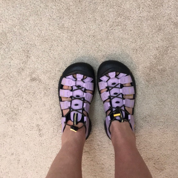 purple keen shoes